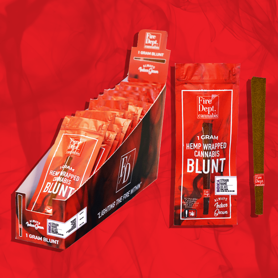 Fire Dept. Cannabis Fire Dept - 1g Blunt - Trashed Panda
