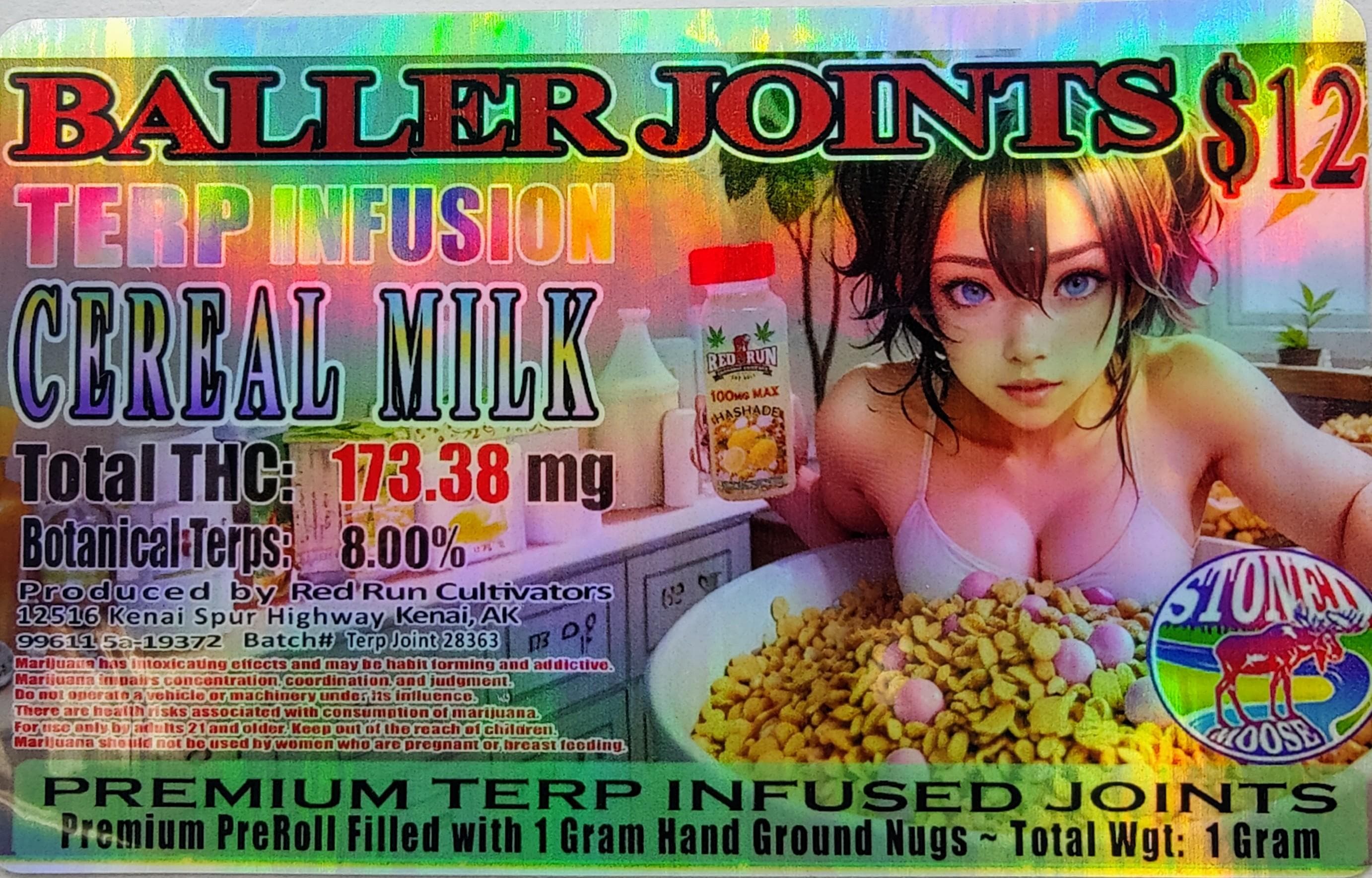 Red Run Cannnabis Company Cereal Milk Terp Pre Roll