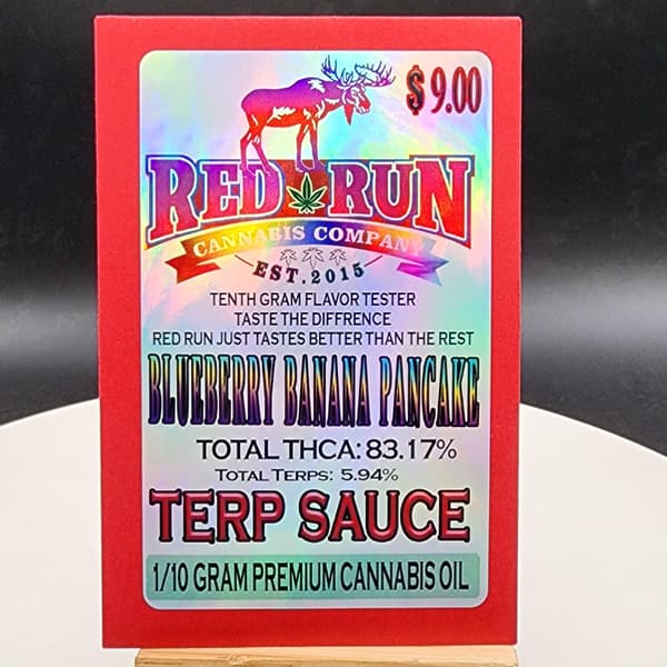 Red Run Cannnabis Company Terp Sauce - 1/ Blueberry Banana Pancake - RRDRN5