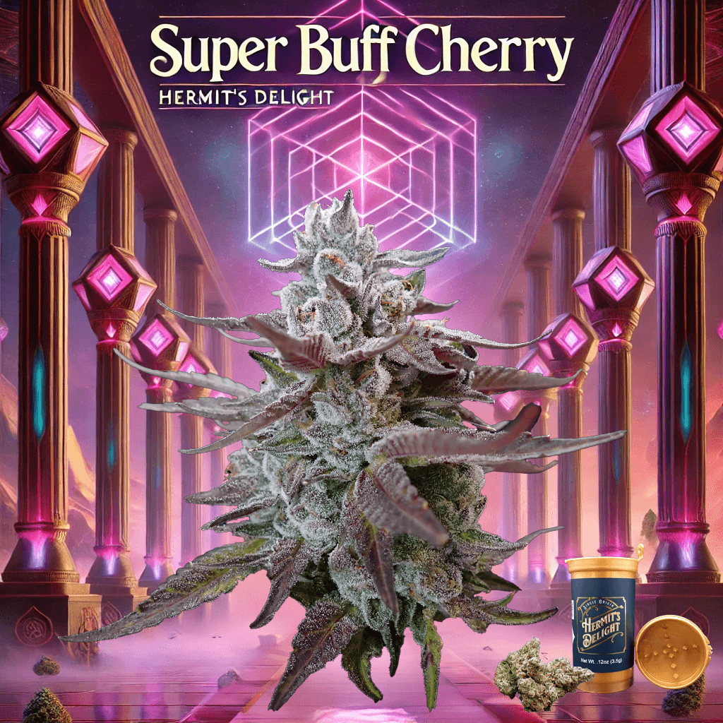 Hermit's Delight Hermit's Delight: Prepacked Flower (Super Buff Cherry)