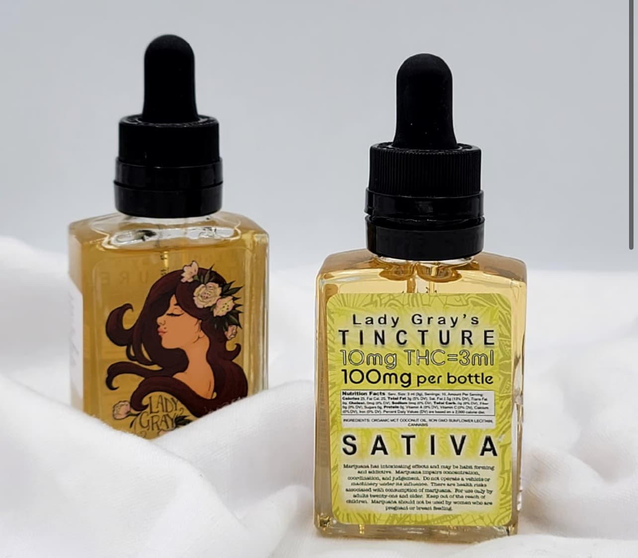 Lady Gray Simple Tincture 100mg - Sativa