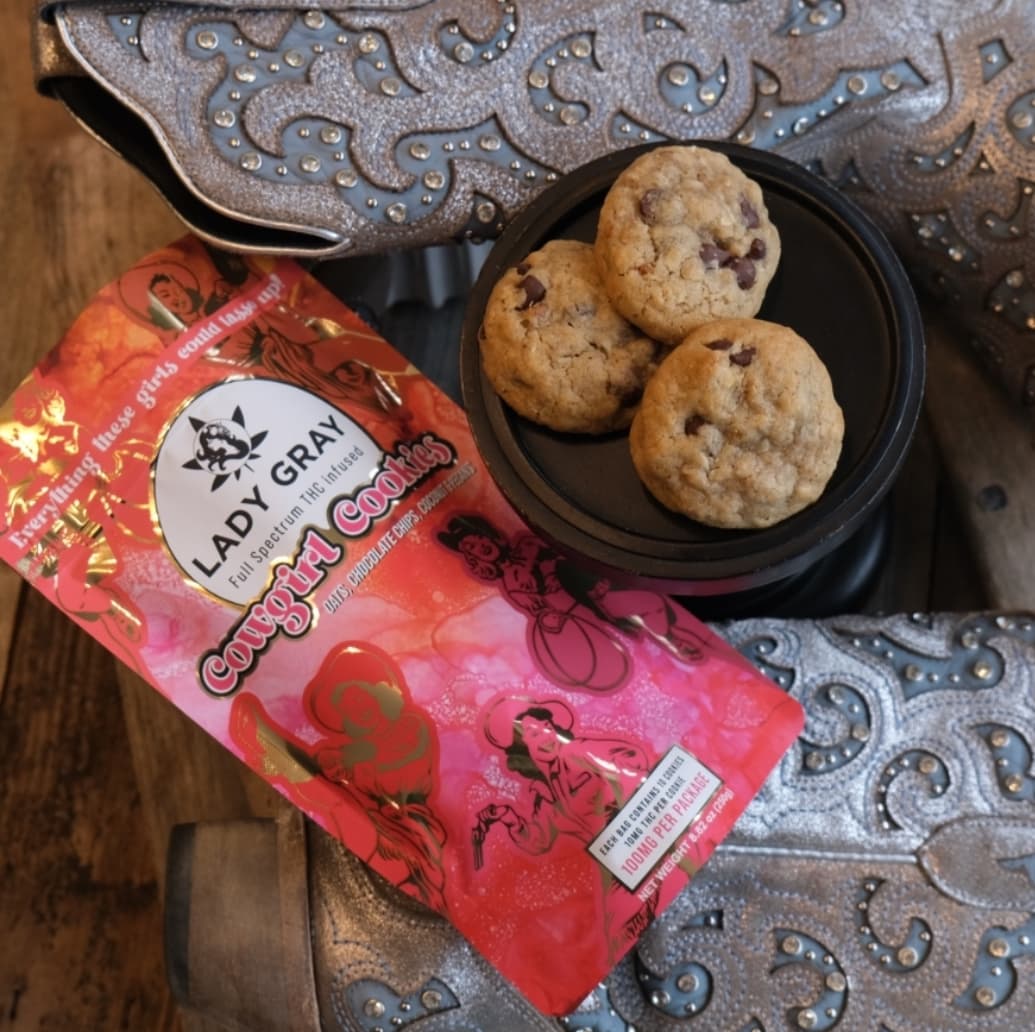 Lady Gray Cowgirl Cookies - 10pk, 100mg