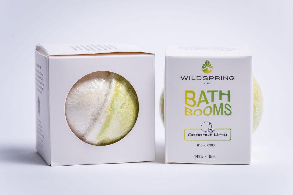 Wildspring CBD Bath Boom - Coconut Lime 100mg