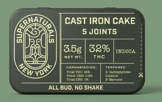 Supernaturals Supernaturals Cast Iron Cake 5pk Pre-Rolls