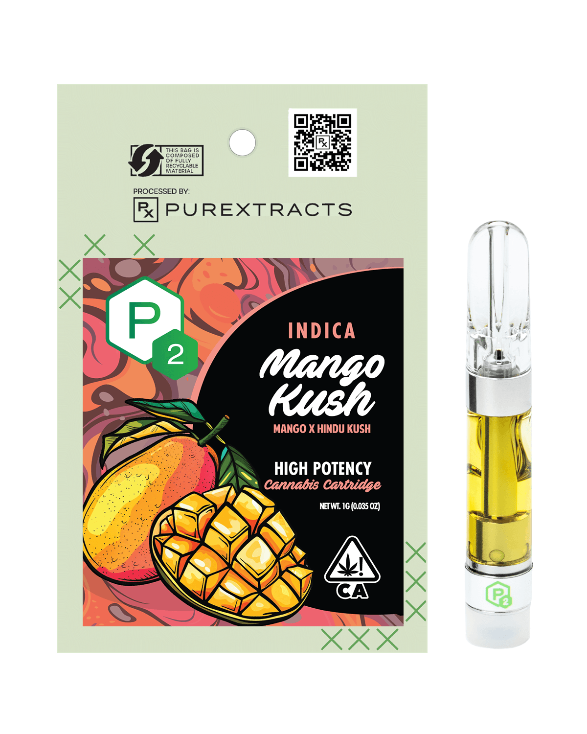 PUREXTRACTS Cartridge | Mango Kush