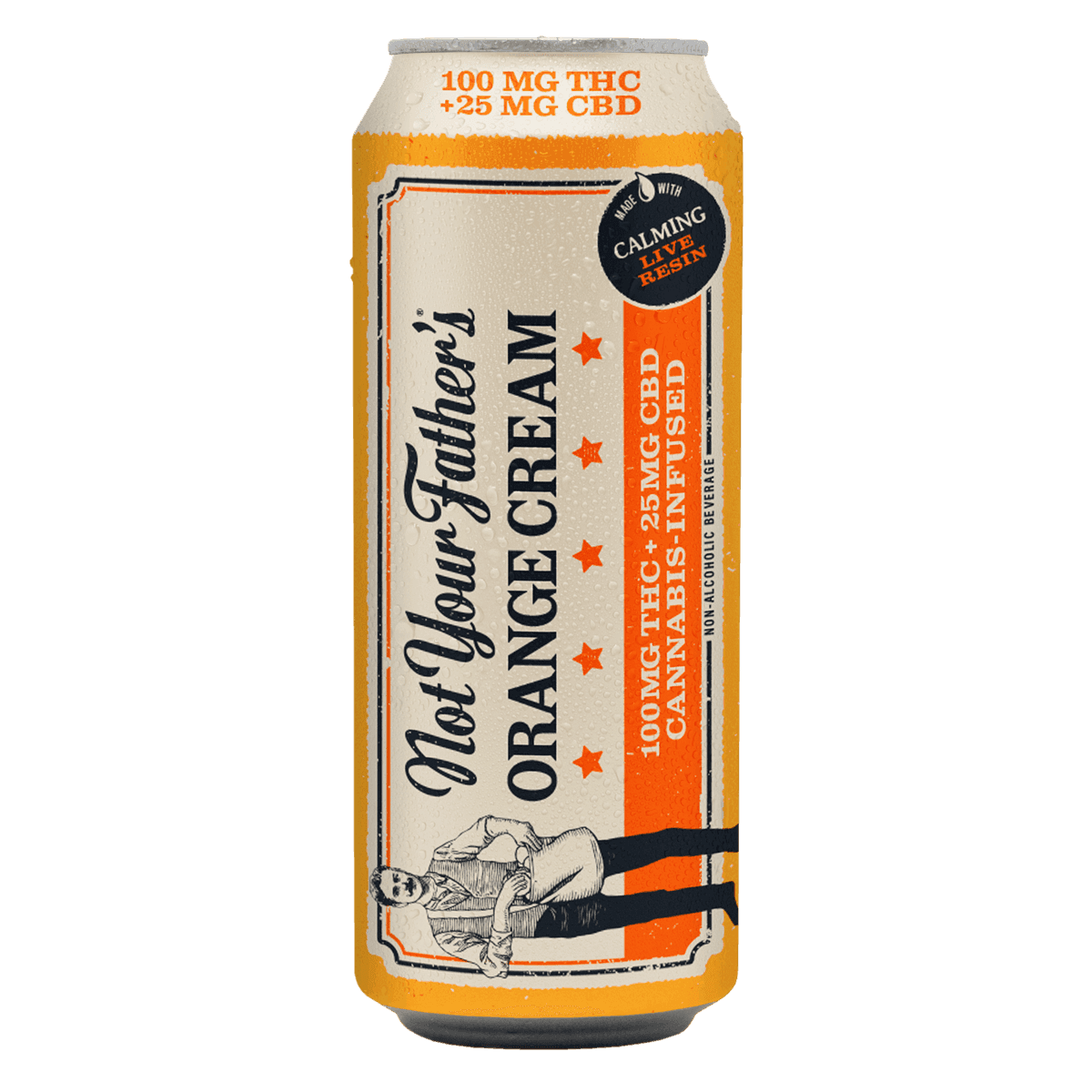 Not Your Father NYF | Bev 100mg 25mg CBD 16oz | Orange Cream