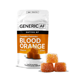 Generic AF Clustered AF Blood Orange | Generic Gummies | 20-Pack | 100mg