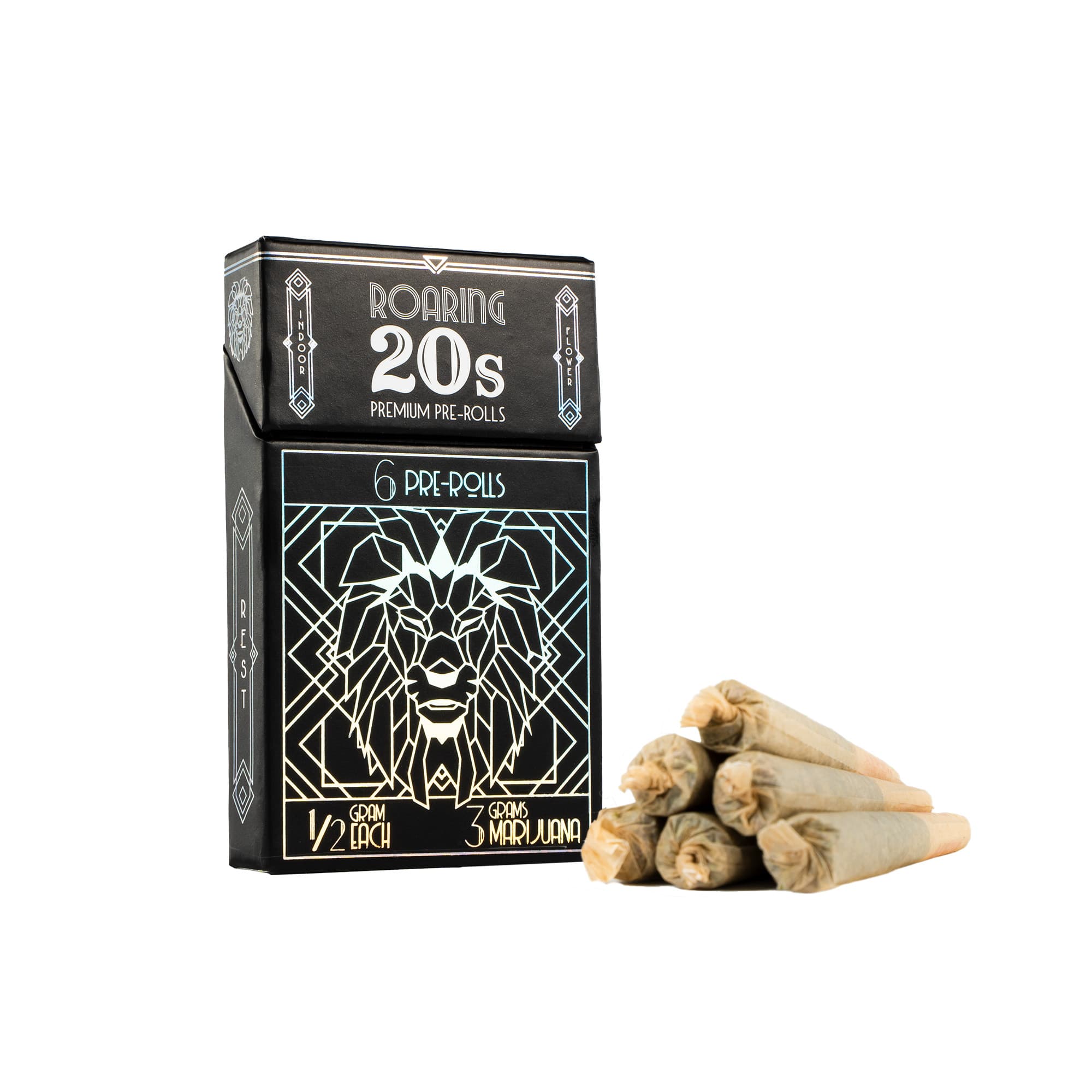 Roaring 20s REST 6 Pack Prerolls 3g - Fresh Fritter