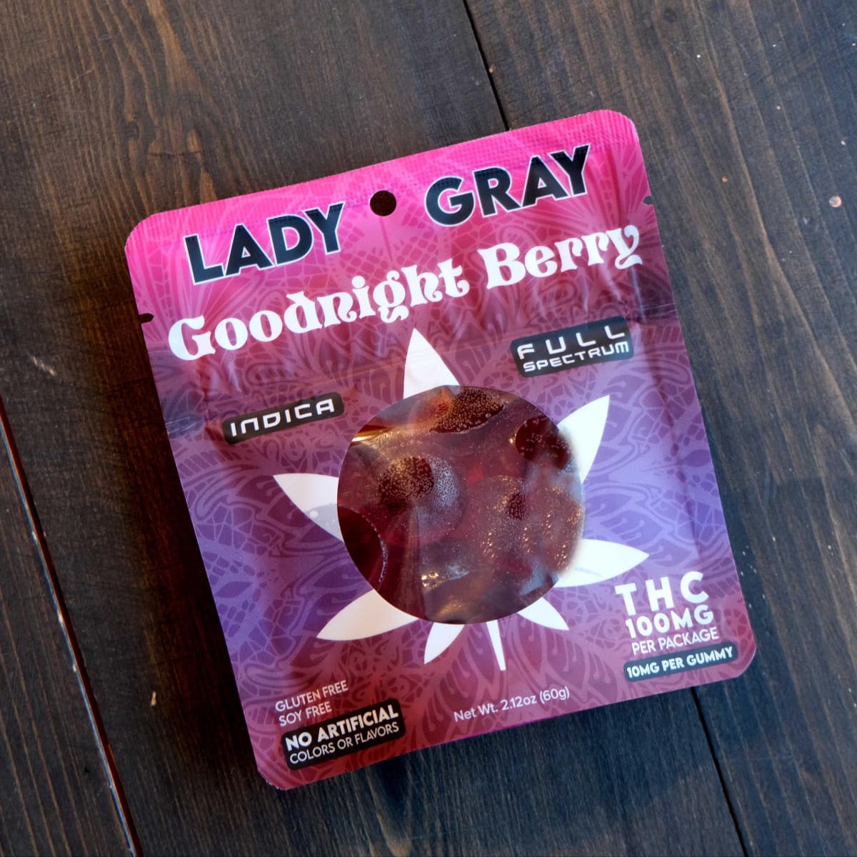 Lady Gray Goodnight Berry Gummies - 100mg