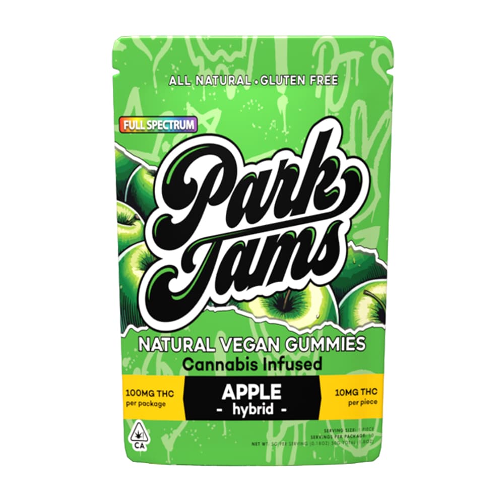 Park Jams Green Apple [10pk] (100mg) Full Spectrum