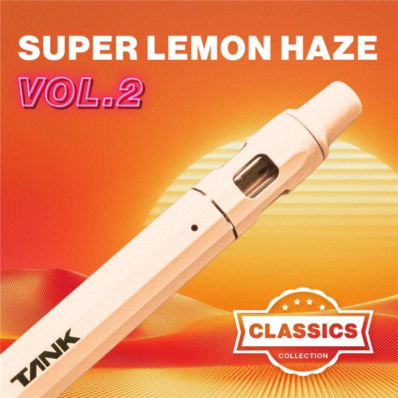 The TANK Super Lemon Haze Disposable Vape (1g)