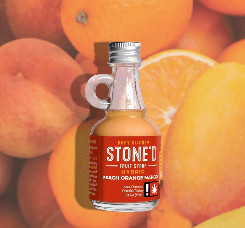 Hapy Kitchen Peach Orange Mango Hybrid Fruit Syrup | 250mg