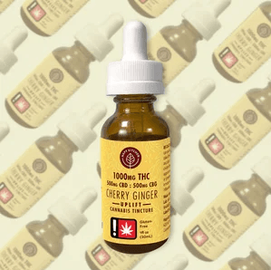 Hapy Kitchen Cherry Ginger Tincture 2:1:1  THC:CBD:CBG :500mg:500mg
