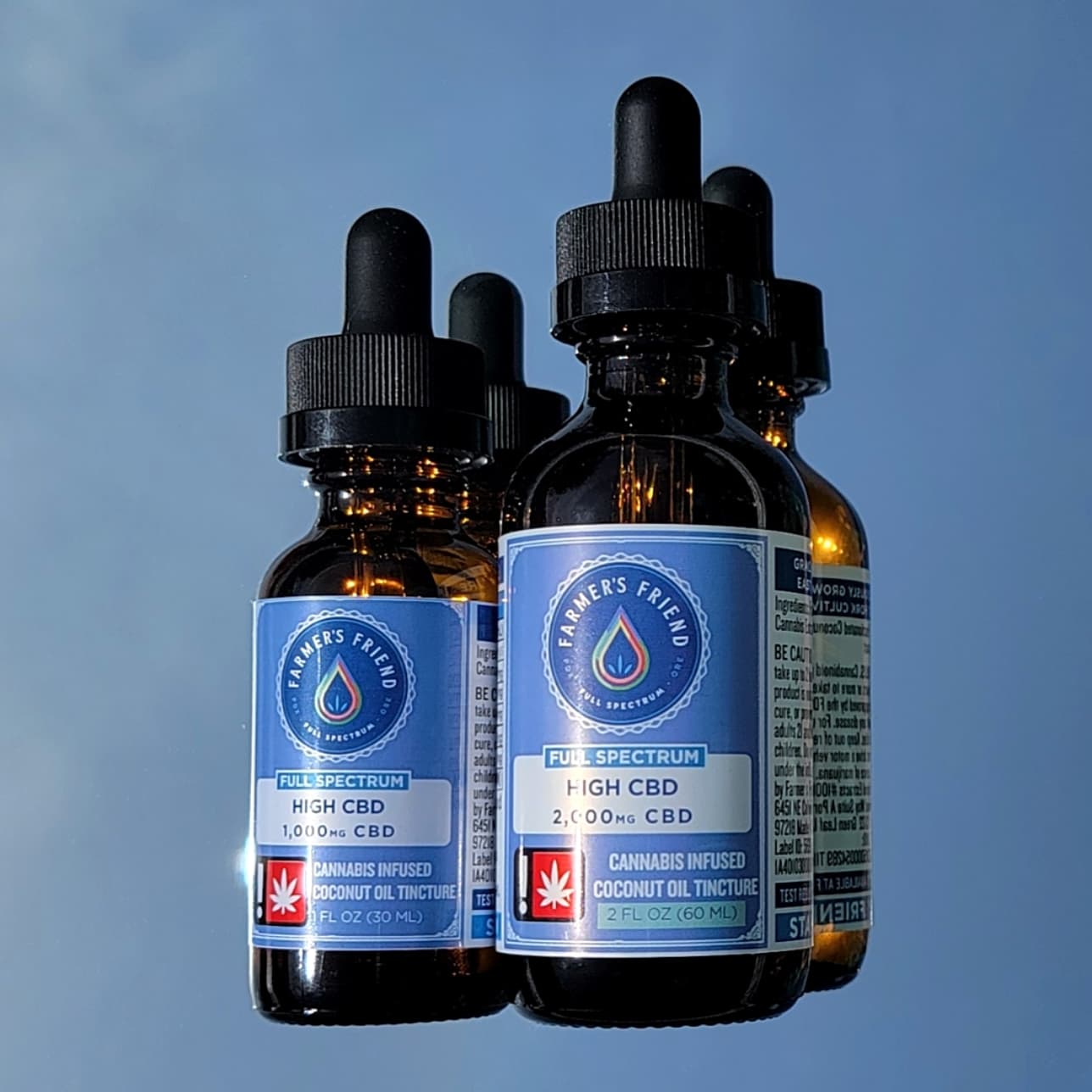 Farmer's Friend Extracts 2oz High CBD Tincture | 2000mg