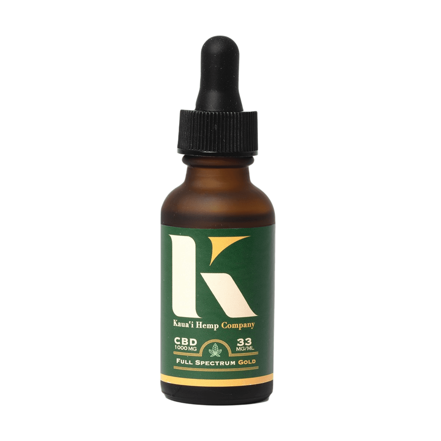 Kaua'i Hemp Company Organic Full Spectrum Gold CBD Tincture - 30ml - 1000mg
