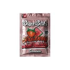 Buzz Bites Strawberry Watermelon Stimulate Gummies 10pc | 100mg