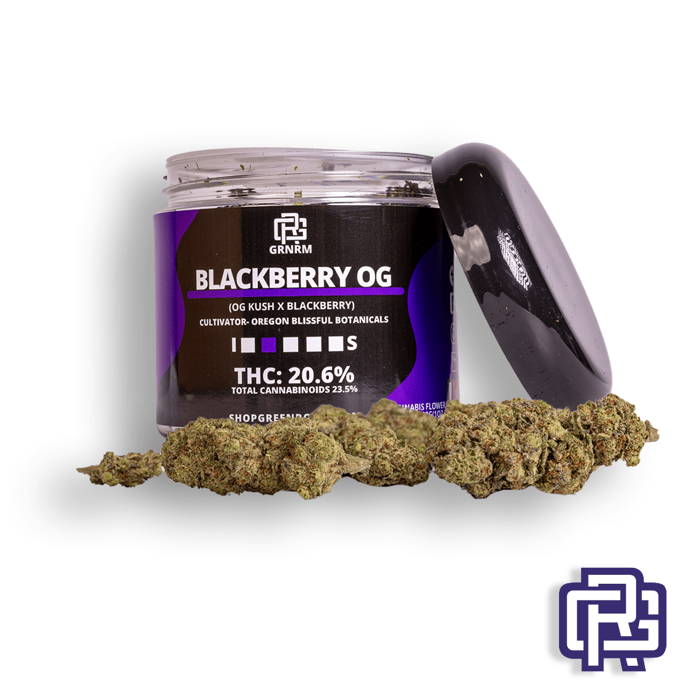 Oregon Blissful Botanicals Blackberry OG Flower Oz Special | Oregon Blissful Botanicals