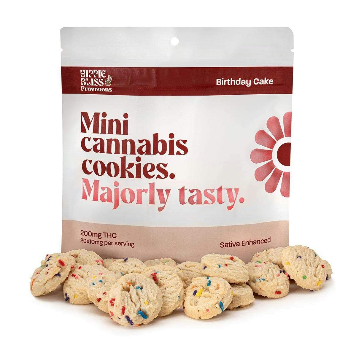 Hippie Bliss Cookies - 200mg - Birthday Cake