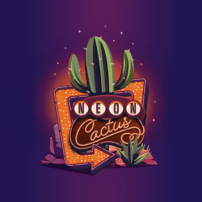 Neon Cactus Garlic Cocktail