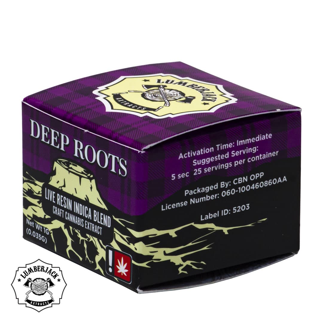 Lumberjack Axtracts Live Resin | Deep Roots | 1g