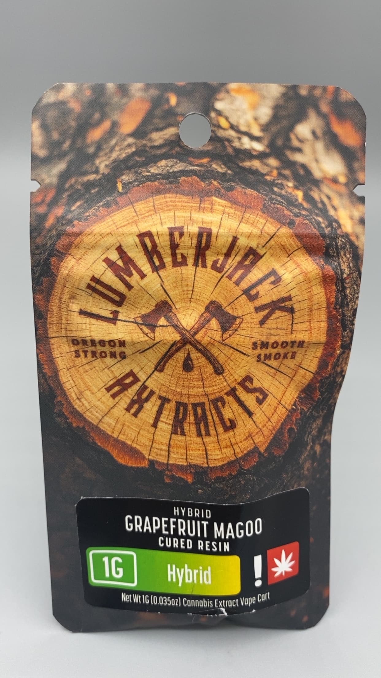 Lumberjack Axtracts Cured Resin Cartridge | Grapefruit Magoo | 1g