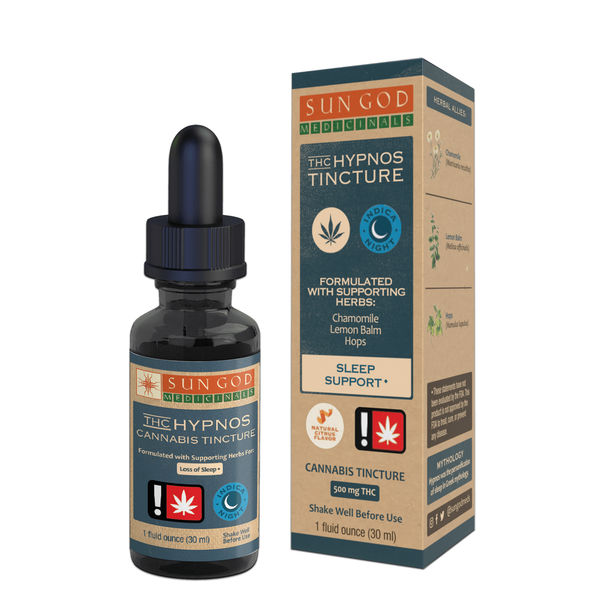 Sun God Hypnos Sleep Aid Indica Tincture