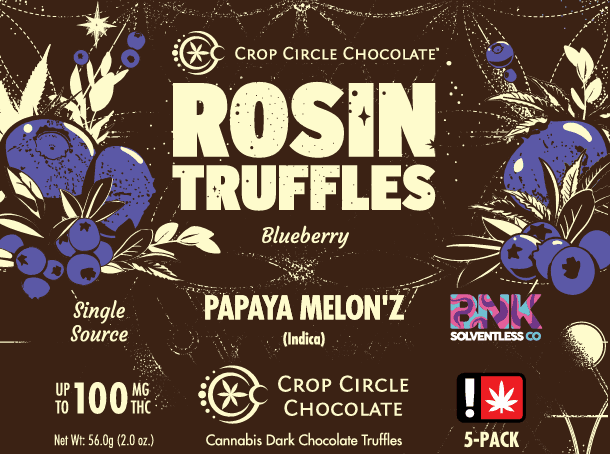 Crop Circle Blueberry Truffles 5pk (I)