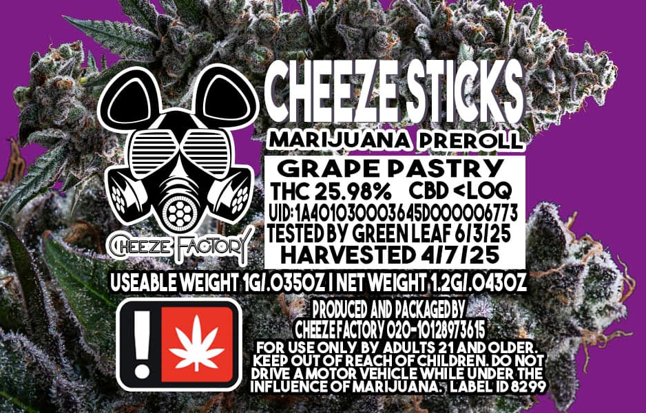 Cheeze Factory Cheeze Factory | Grape Pastry | Preroll