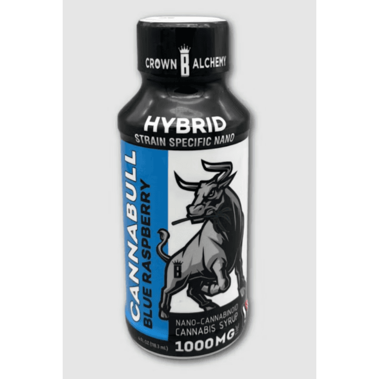 Cannabull Cannabull - Blue Raspberry THC Syrup 1000mg Edibles