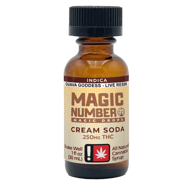 Magic Number 250mg Cream Soda - Magic Drops - Magic Number Beverages