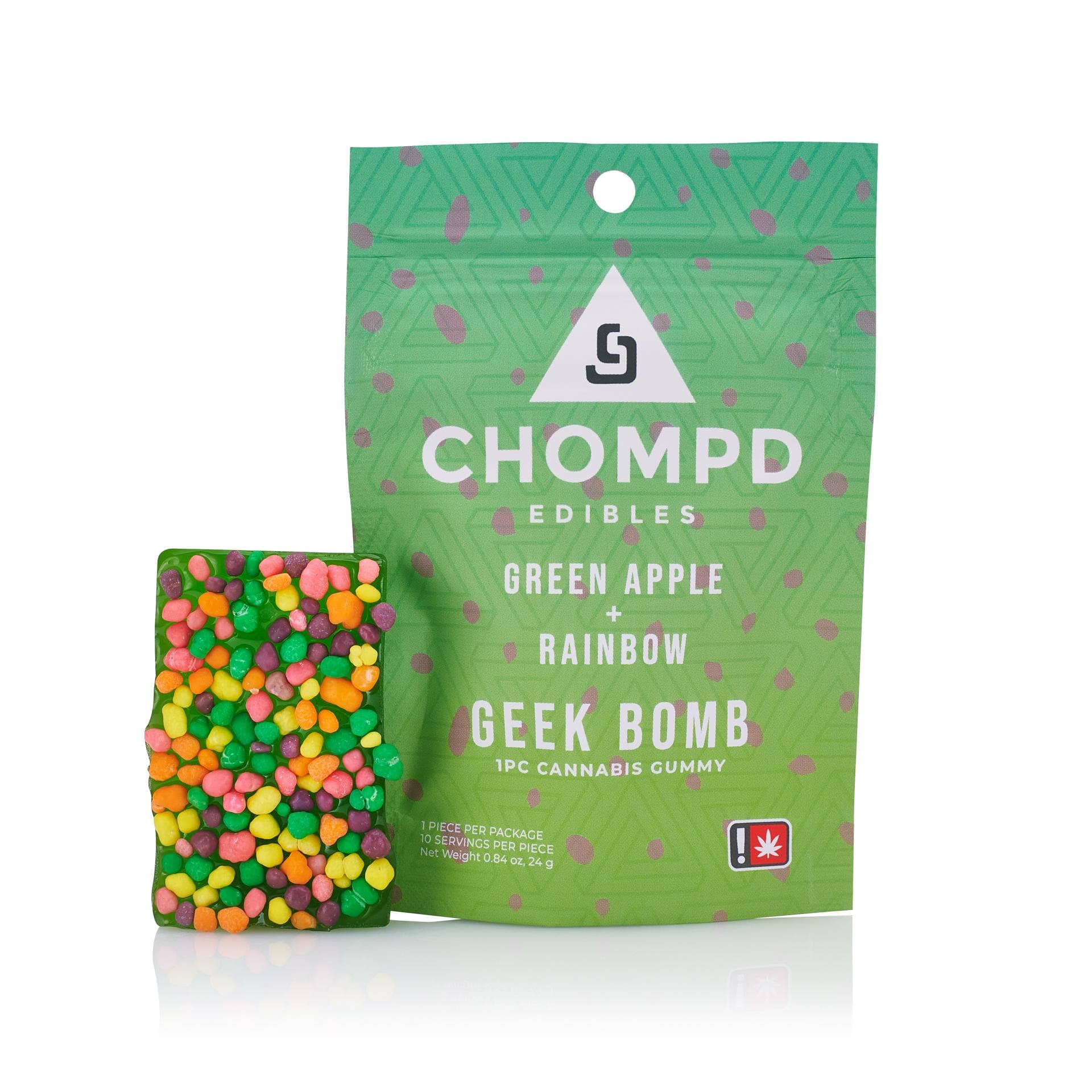 CHOMPD Green Apple 100mg