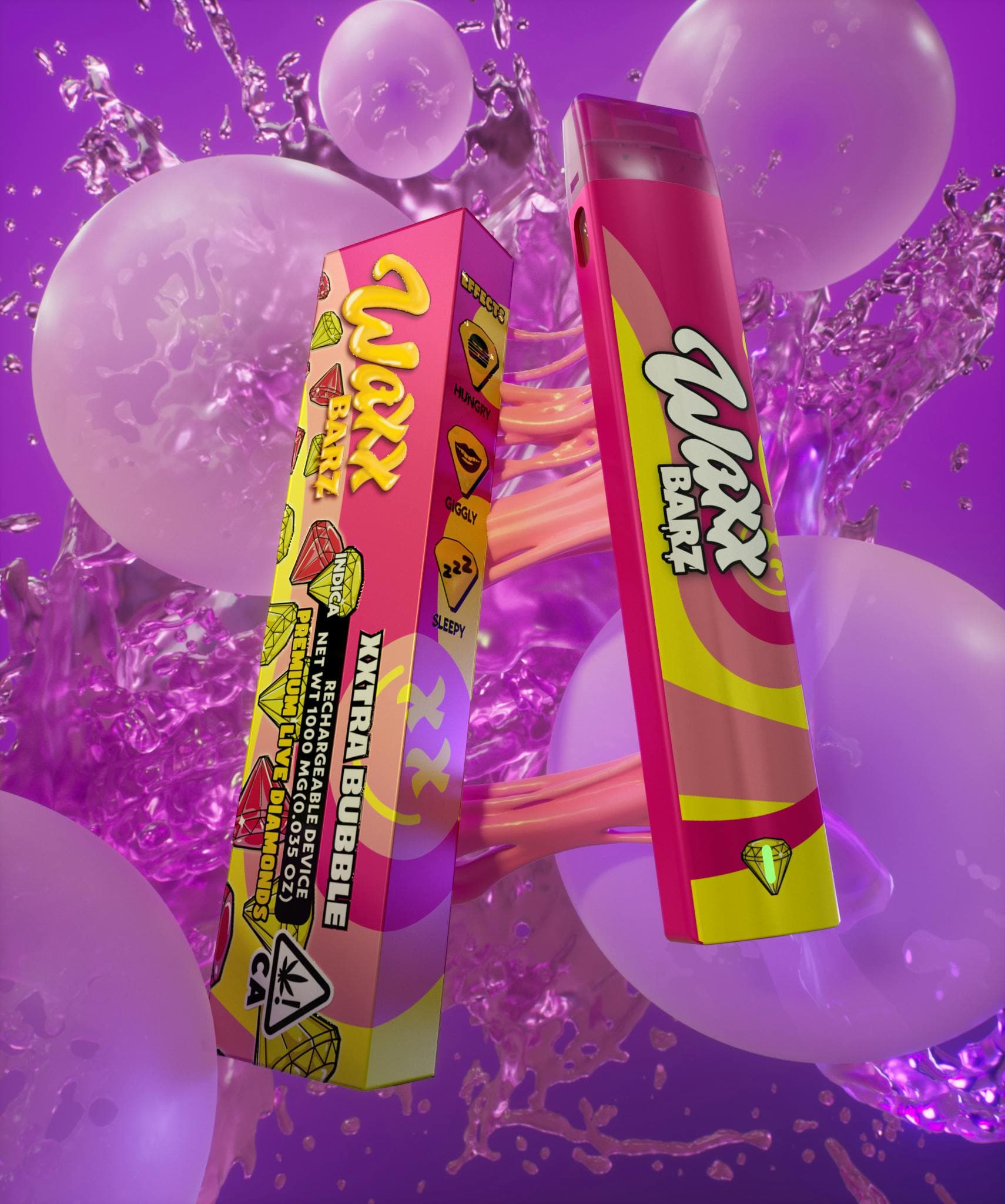 Waxx Barz XXTRA BUBBLE | DIAMONDS ALL-IN-ONE