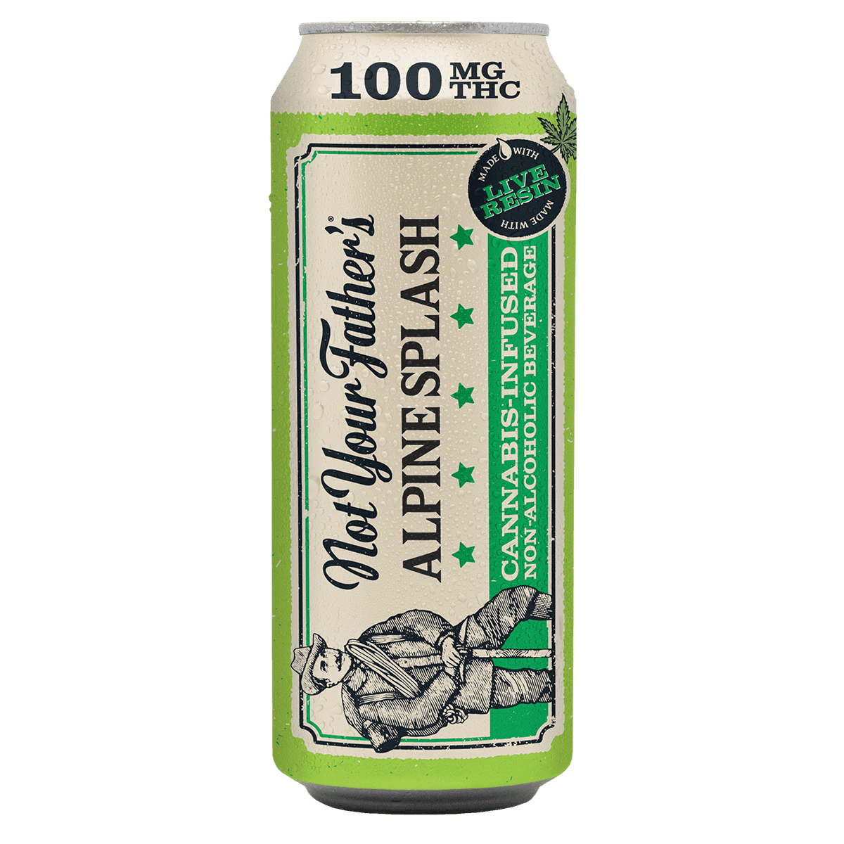 NYF PABST LABS | NYF ALPINE SPLASH | LIVE RESIN + CAFFINATED SODA | 100MG