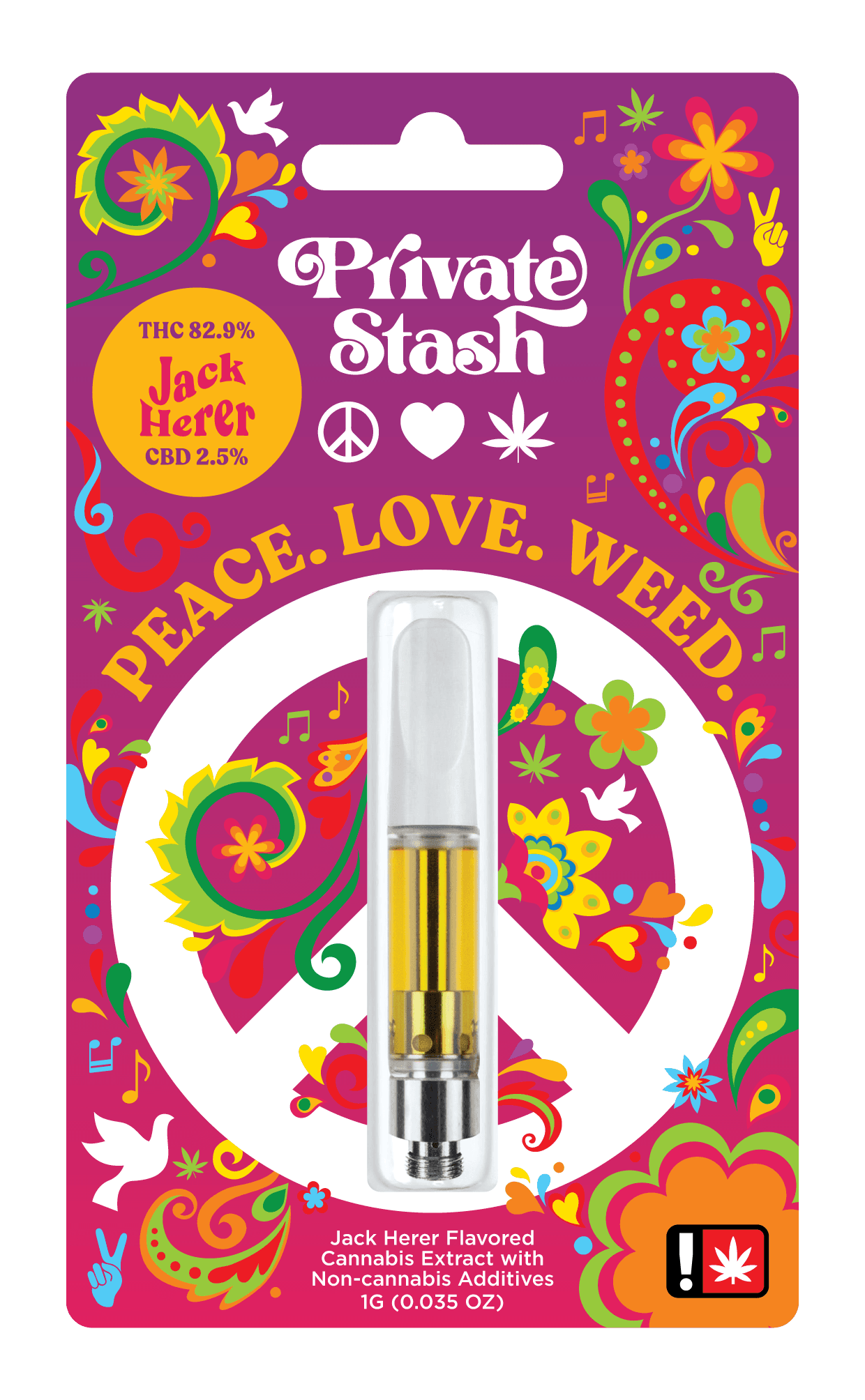 Private Stash Jack Herer Cartridge | 1g