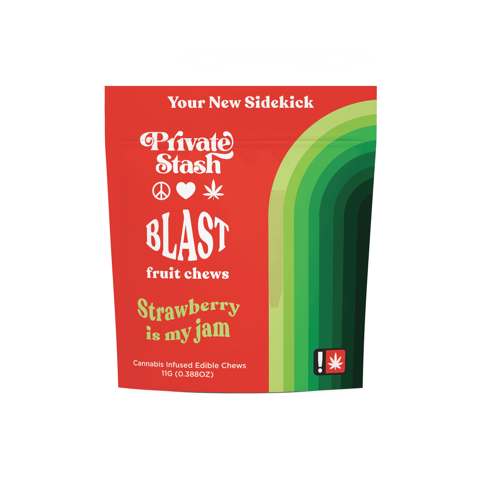Private Stash Strawberry Is My Jam Fruit Chew Blast | 100mg