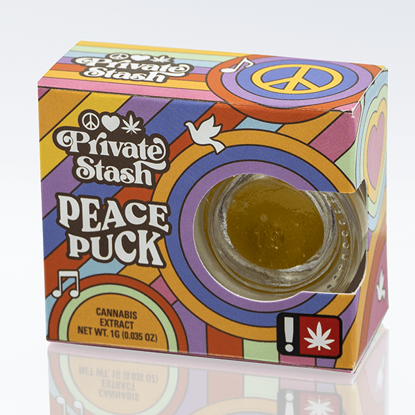 Private Stash Peace Puck | CAP JUNKIE Cured Resin