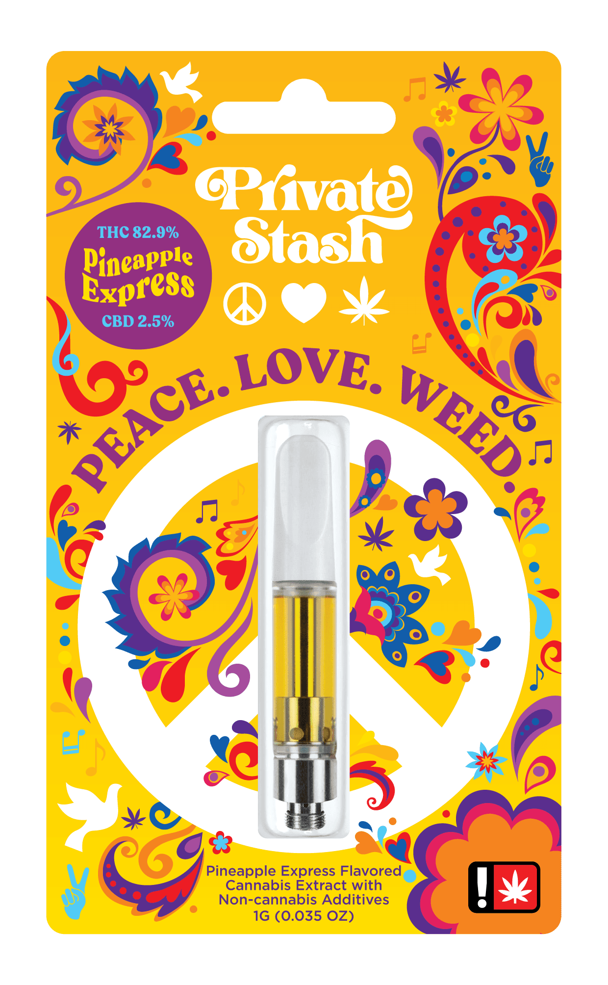 Private Stash Pineapple Express Cartridge | 1g