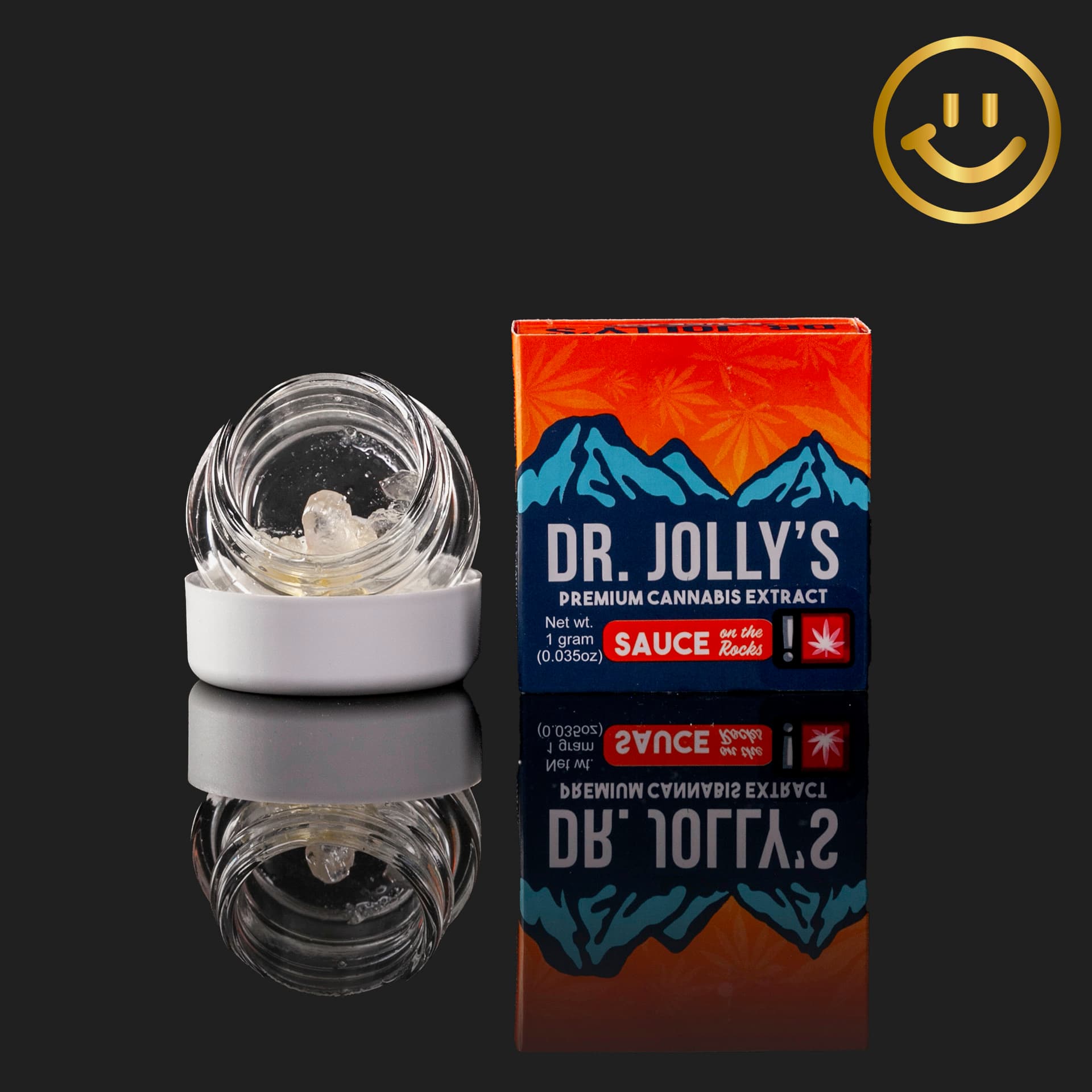 Dr. Jolly's Purple Pakistani Kush Sauce on the Rocks