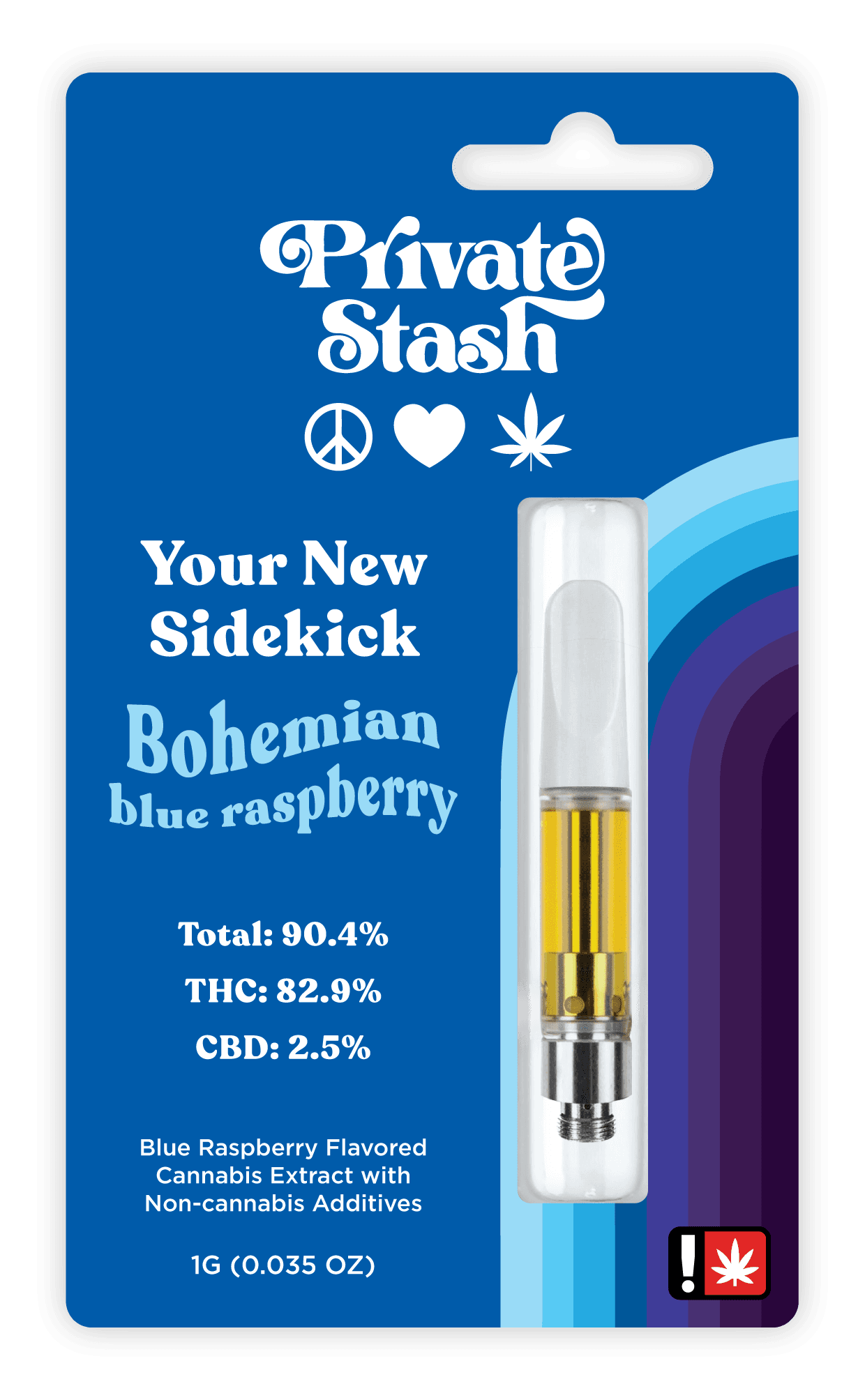 Private Stash Bohemian Blue Raspberry Cartridge | 1g
