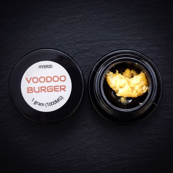 San Juan Squish Co. Voodoo Burger | Live Rosin Badder | 1g