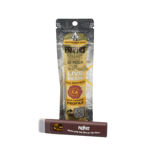 PROPHET BRANDS QUEST LIVE RESIN READY TO USE VAPORIZER [1G] OG POISON - 1 G