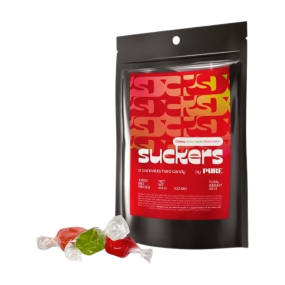 PURE Edibles Cherry Green Apple Watermelon [10pk] (100mg)
