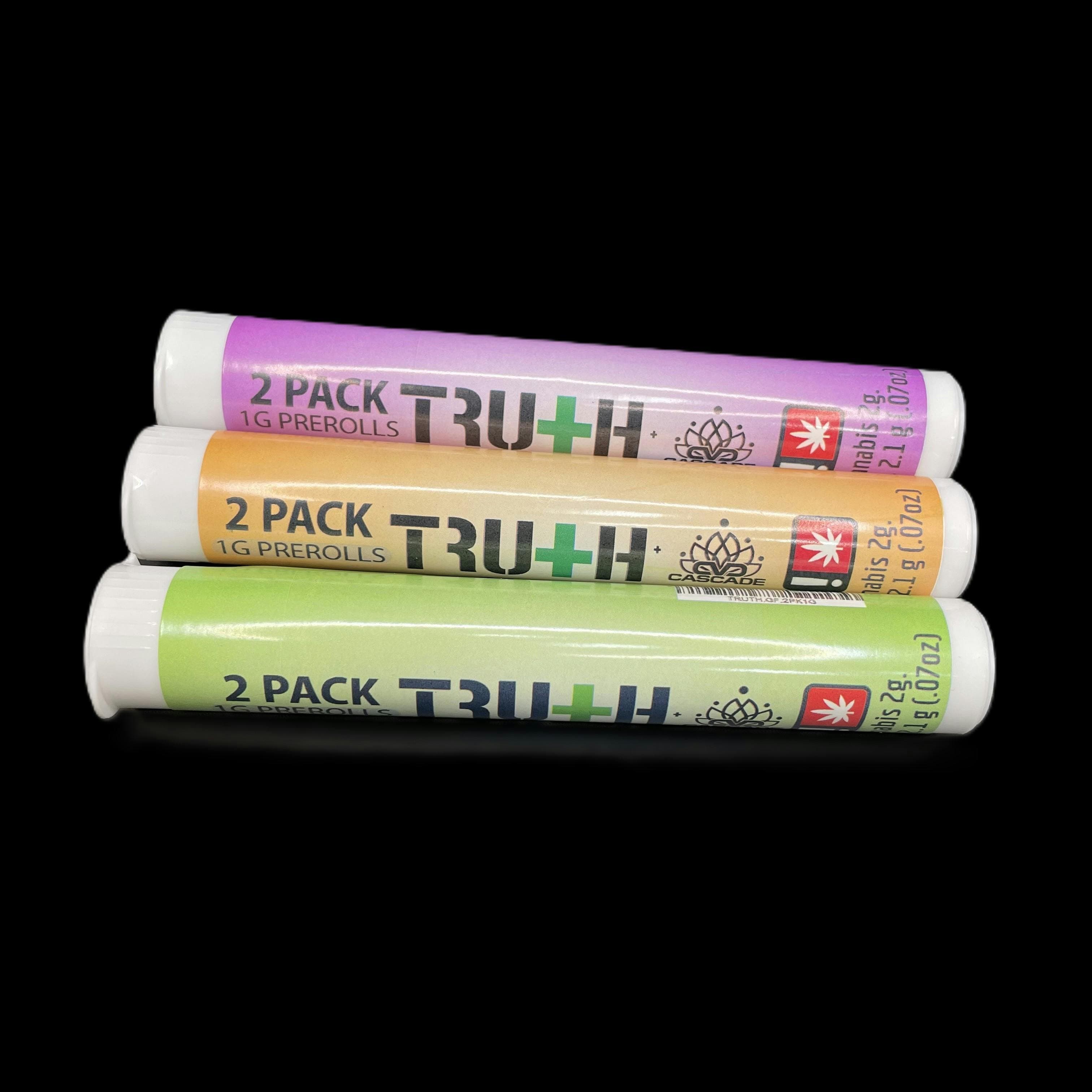 Truth Brand Truth Duo (2) PreRoll Apples and Bananas (CVC)