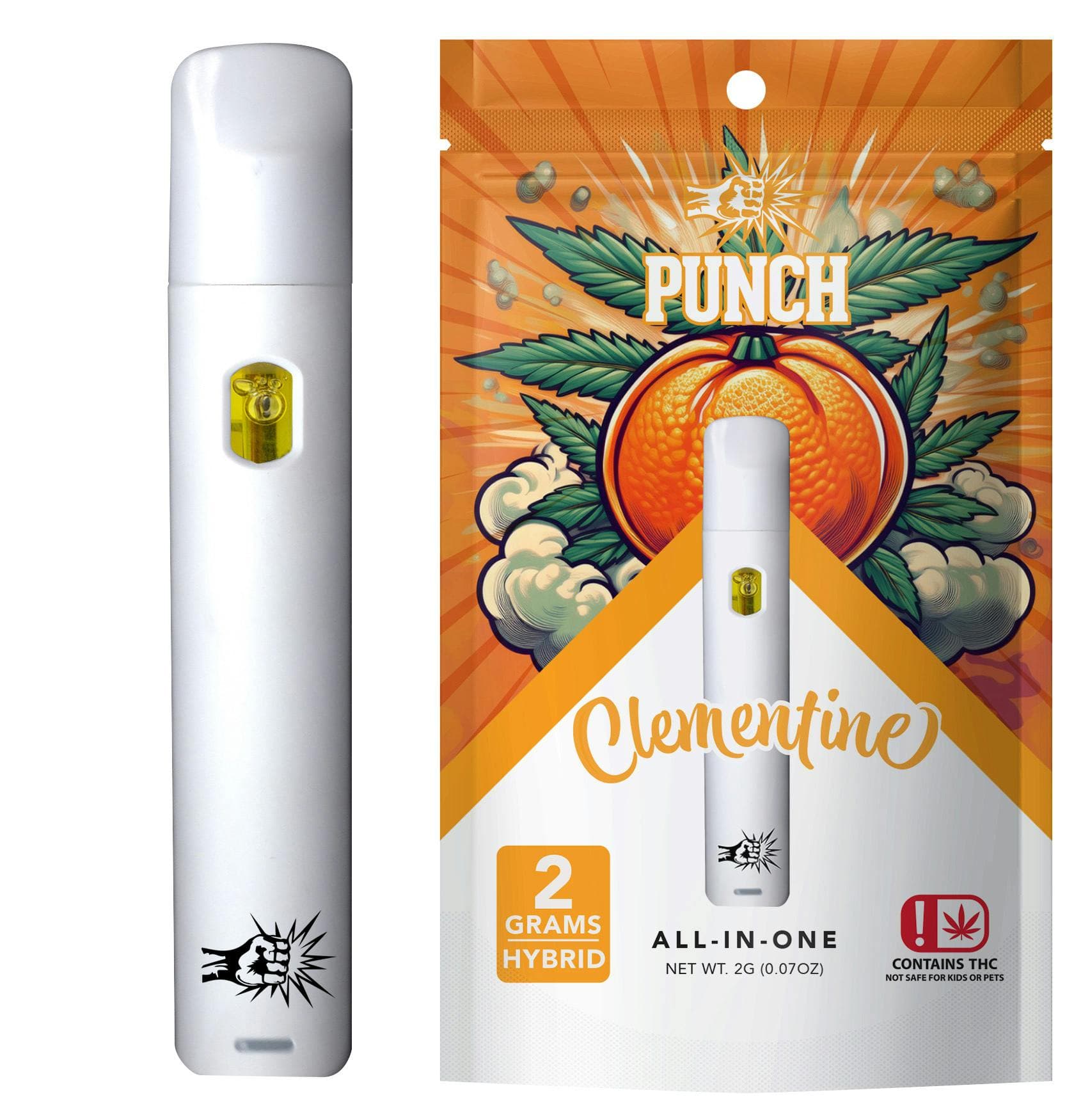 Elite Cultivation, LLC (Punch Extracts) Punch Extracts - Disposable - Clementine