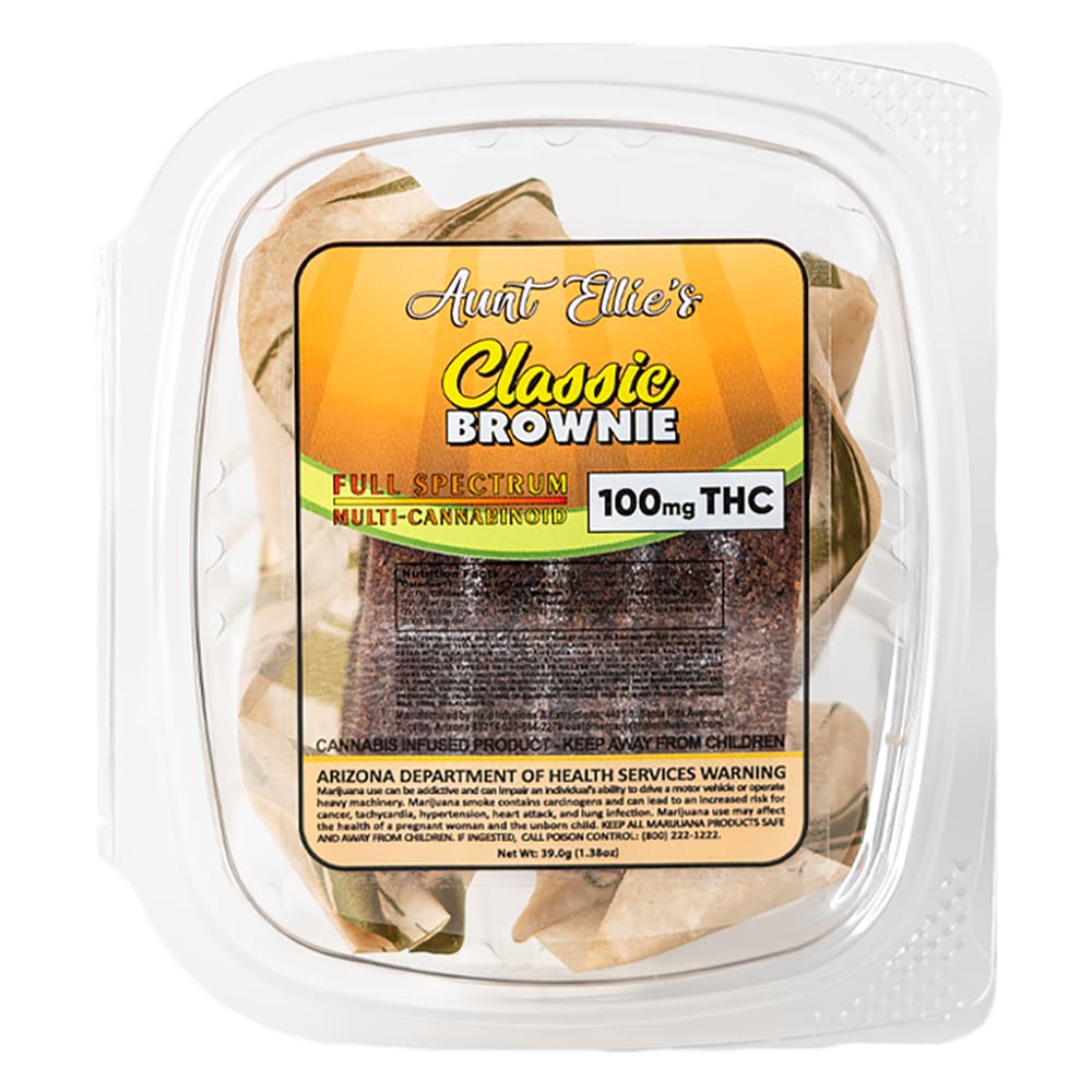 Halo Infusions Halo Aunt Ellie's Classic Brownie I 100mg
