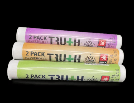Truth Brand Truth Duo (2) PreRolls Gorilla Glue #12 (CVC)