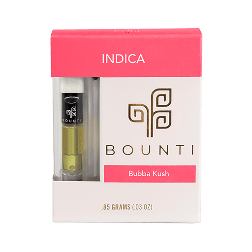 Bounti Bounti BTE Bubba Kush (I) Vape Cartridge 0.85g