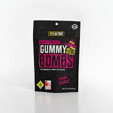 Snacme Pink Razz Gummy Bombs 100mg Snacme