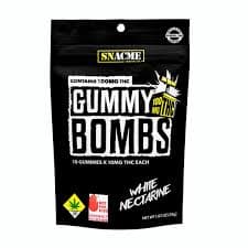 Snacme Snacme: Gummy Bombs (100mg THC), White Nectarine