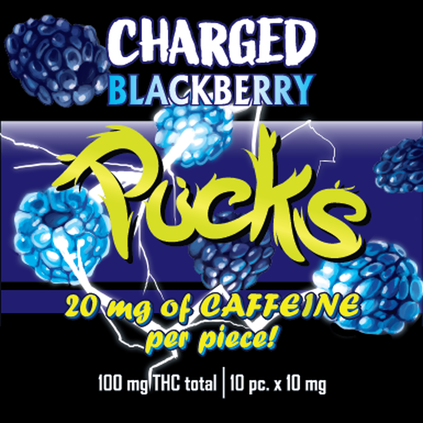Pucks Pucks Gummies 100mg - Charged
